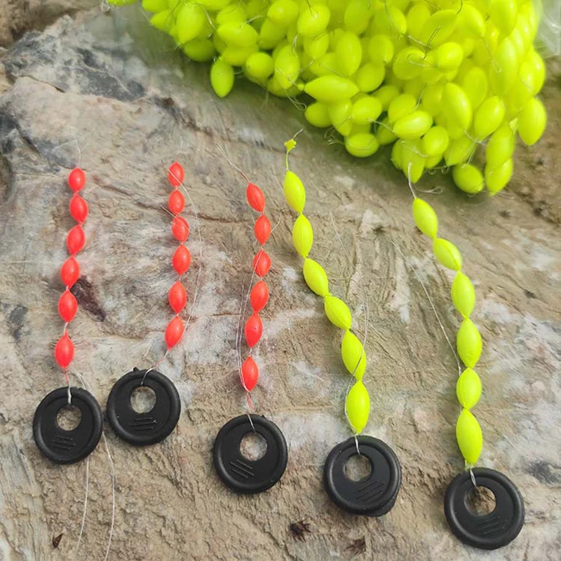 Seven Star Float Bobber Beans – Flotador Carpfishing Ovalado Rojo/Amarillo - imagen 5