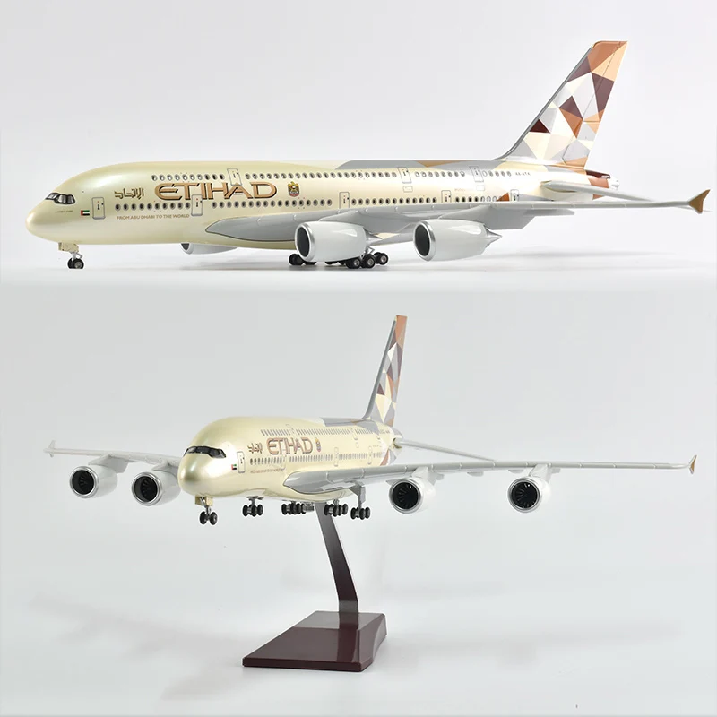 

Модель самолета JASON TUTU 46 см Etihad Air bus 380, модель самолета, модель самолета в масштабе 1/160, Литые полимерные самолеты, Боинг b787