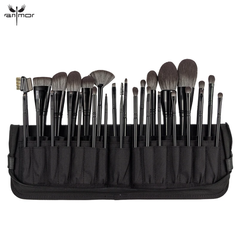 Anmor 29Pcs Professional Makeup Brushes Set Power Foundation Contour Eyebrow Shader Make Up Brush High Quality Hair