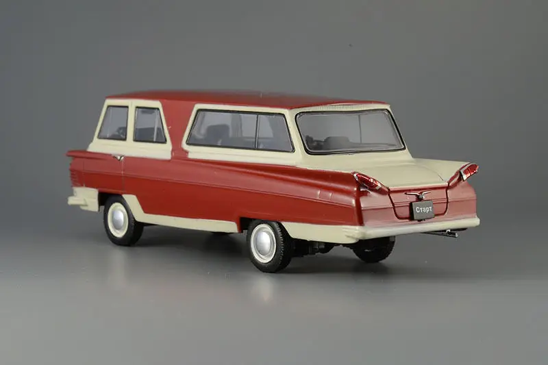 Nieuwe Ussr Bus 1/43 Schaal Minibus Start Bus Diecast Legering Speelgoed Auto Model Voor Collection Gift