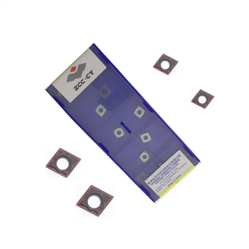 ZCC.CT 10P CCMT060204,CCMT060208,CCMT09T304,CCMT09T308- EM YBG205 inserto in metallo duro per utensili per tornitura indicizzabile CNC per acciaio