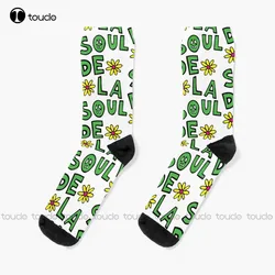 Original De La Soul Print Hip Hop Socks Cycling Socks Christmas Gift Unisex Adult Teen Youth Socks Custom 360ยฐ Digital Print