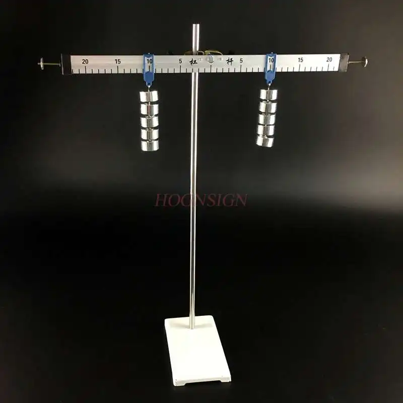 Lever ruler and bracket mechanics test examination with metal aluminum alloy 50 grams * 10 hook code