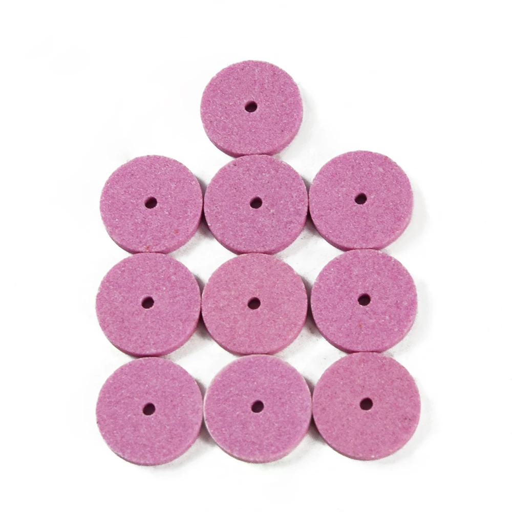 Cmcp 10Pcs 20Mm Mini Boor Slijpschijf Set Polijsten Pad Voor Dremel Grinder Rotary Tool Schurende Disc Wiel