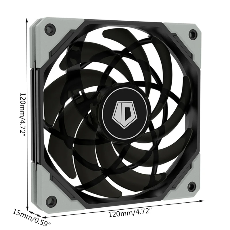 

Новинка 2022 г., ультратонкий тихий вентилятор для ПК 12015XT 120 мм, кулер для водяного охлаждения процессора
