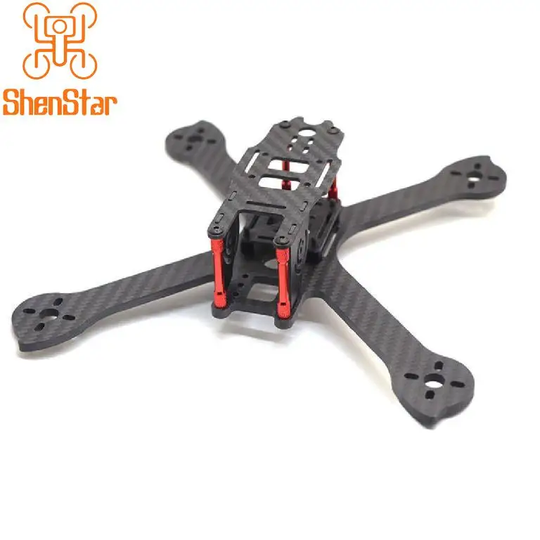 ShenStar 85g IX5 210 210mm Wheelbase Carbon Fiber Quadcopter Frame Kit Support 5 inch Propeller for FPV Freestyle Racing Plane