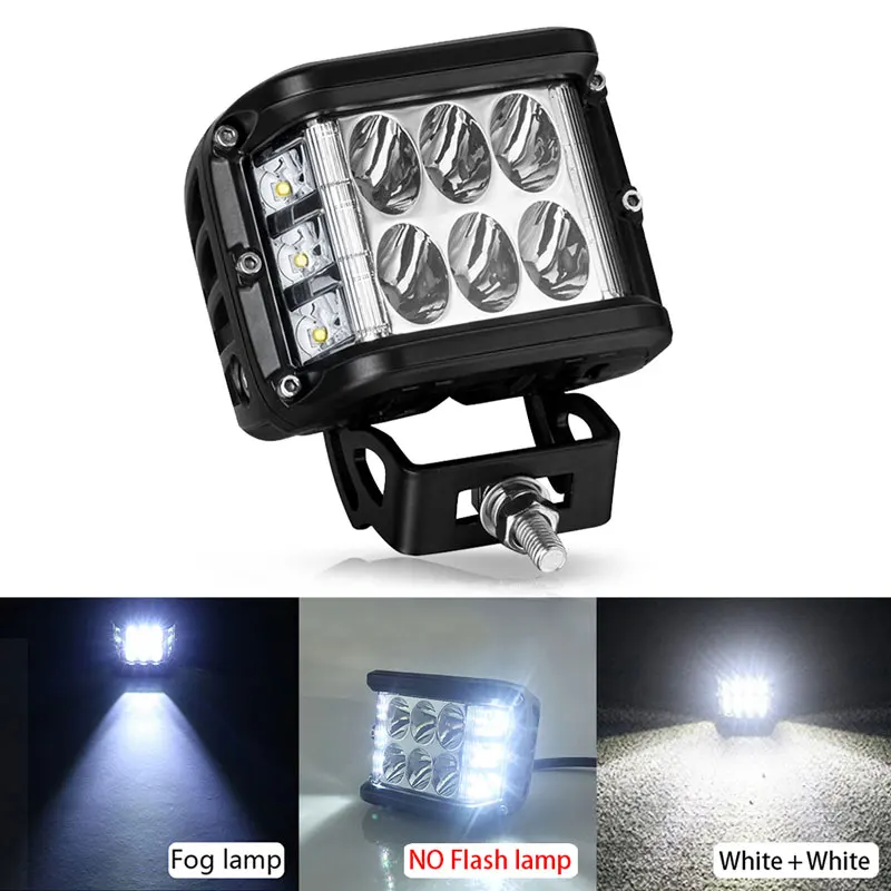 

4 Inch 60W LED Work Light Strobe Light Bar Flashing Auto Driving Fog Light For Truck SUV ATV 4WD Boat Offroad Led Bar