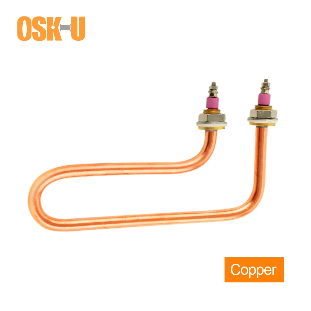 

Нагревательный элемент с резьбой M18, 220 В, 1,5 кВт/2 кВт, нагревательный элемент для кухонной утвари, 304 SUS/медь, материал опционально