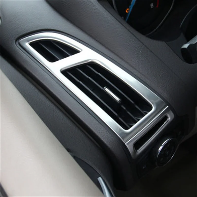 For Ford Focus MK3 2012-2018 LHD lewa ręka wnętrze deski rozdzielczej klimatyzator wykończenie wentylacyjne akcesoria samochodowe do stylizacji