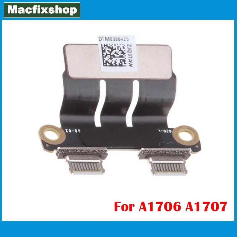 Genuine A1706 USB Power Jack 821-01646-A Type-C DC Board For MacBook Pro 13