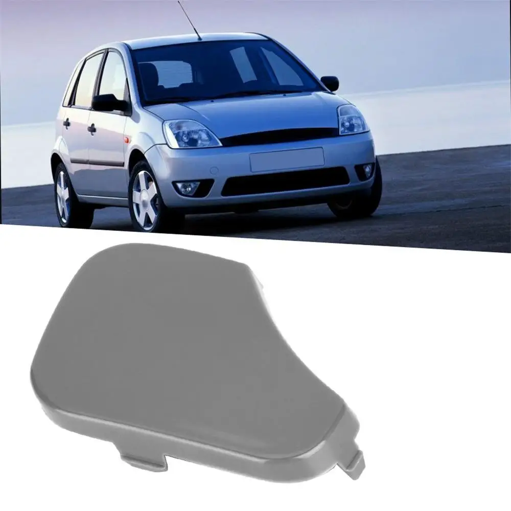 1PCS Gray ABS Front Bumper Tow Hook Cover Cap For FORD For FIESTA MK6 6S6117A989AA 1375861