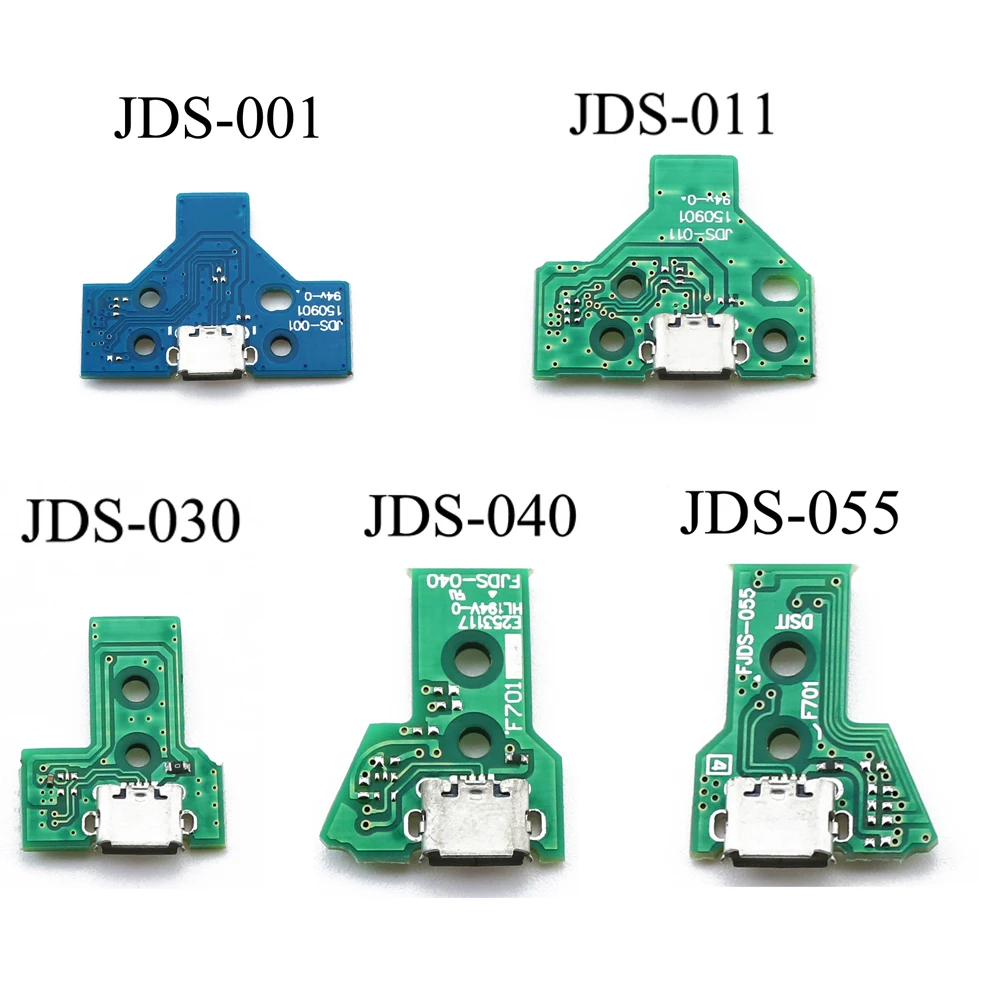 YuXi Power Charging Port Socket Board JDS 011 001 030 040 050 055 For PS4 Controller gamepad Repair Parts