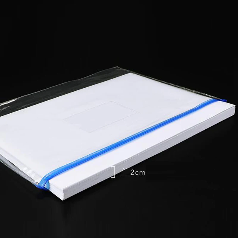 20pcs/set stationery A4/A5/A6 high quality PVC transparent edge bags file bag Office & School Supplies