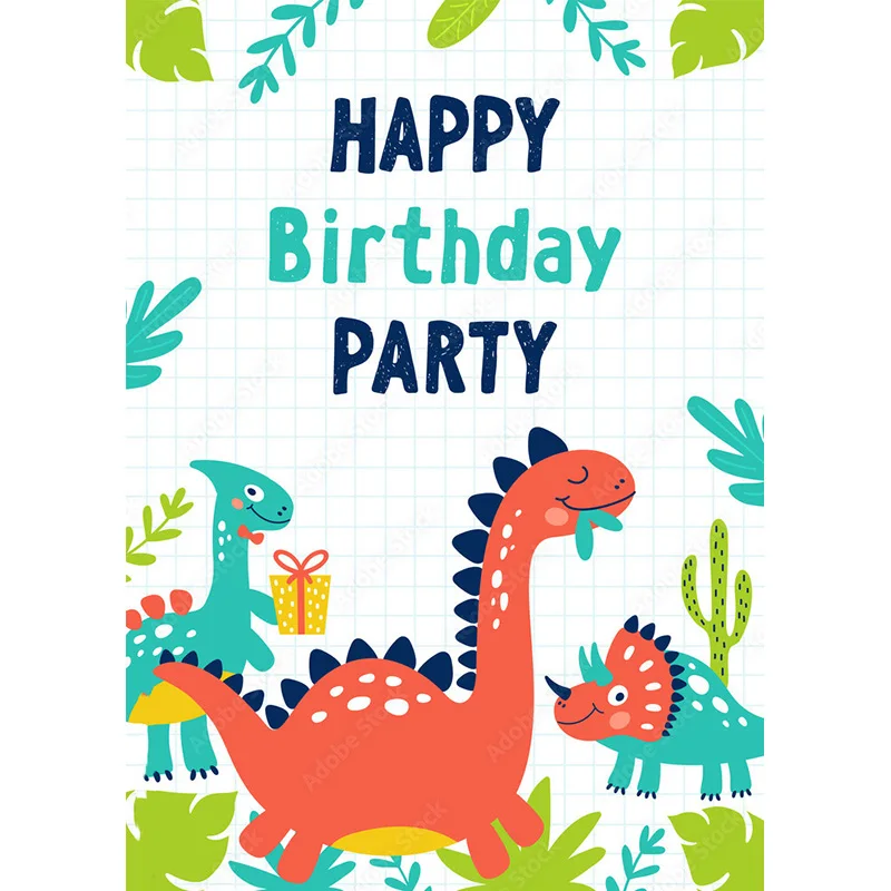 어린이 만화 생일 사진 배경 아기 신생아 초상화 사진 배경 스튜디오 소품 21126 ETSR-06