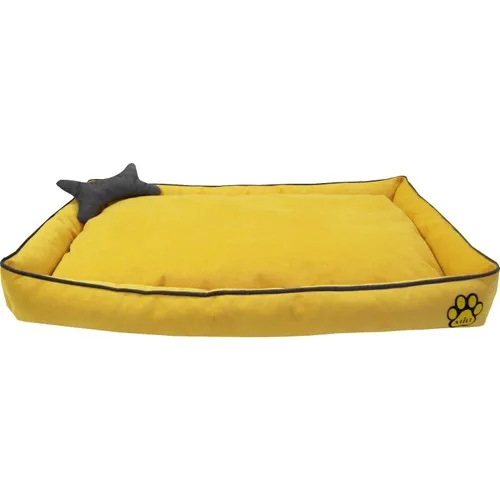 Miu Foal Feather Cat And Dog Bed 15x65x85 cm Yellow