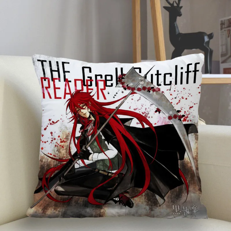 Musife New Custom Grell Sutcliff Pillowcase Sofa Decorative Cushion Cover Pillowcase Home Decor Drop Shipping Wholesale