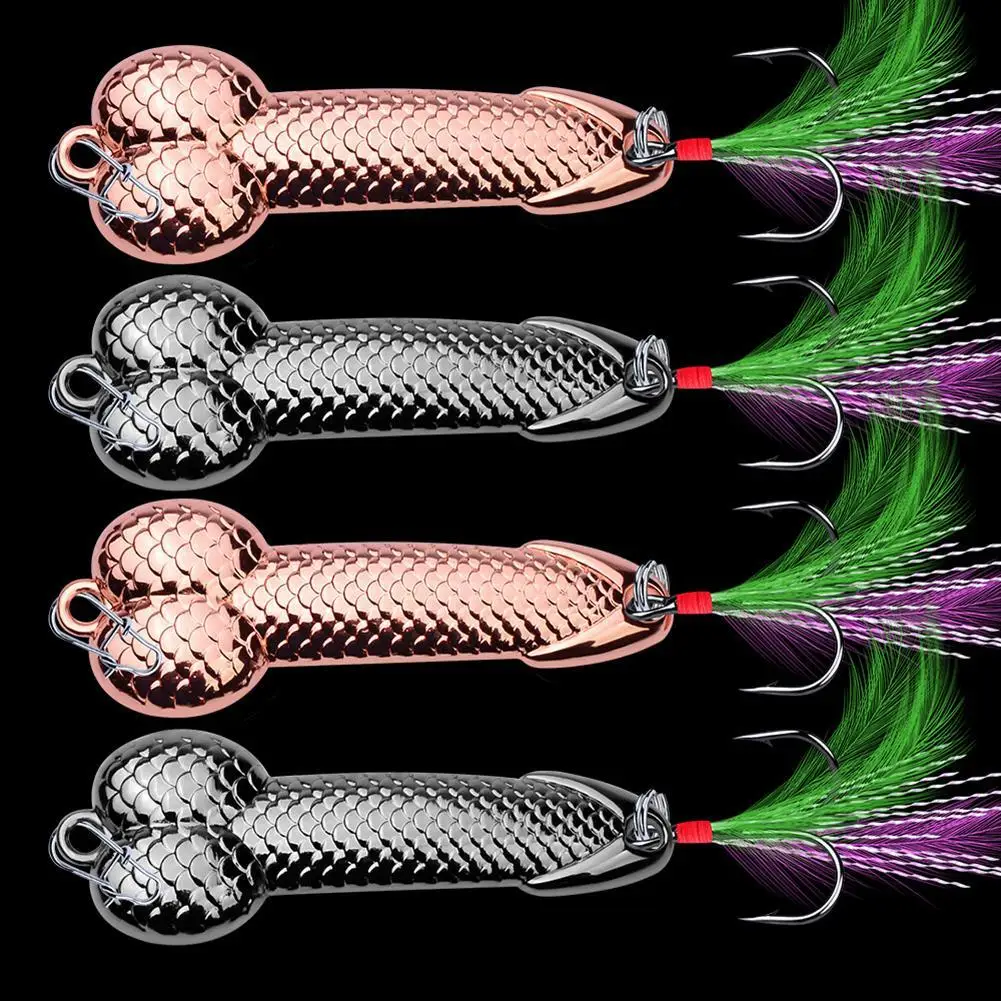 Outdoor Fishing Lure Bright Metal Simulation Fish Hard Bait Tackle with Hook Artificial Bait Fishing Tool