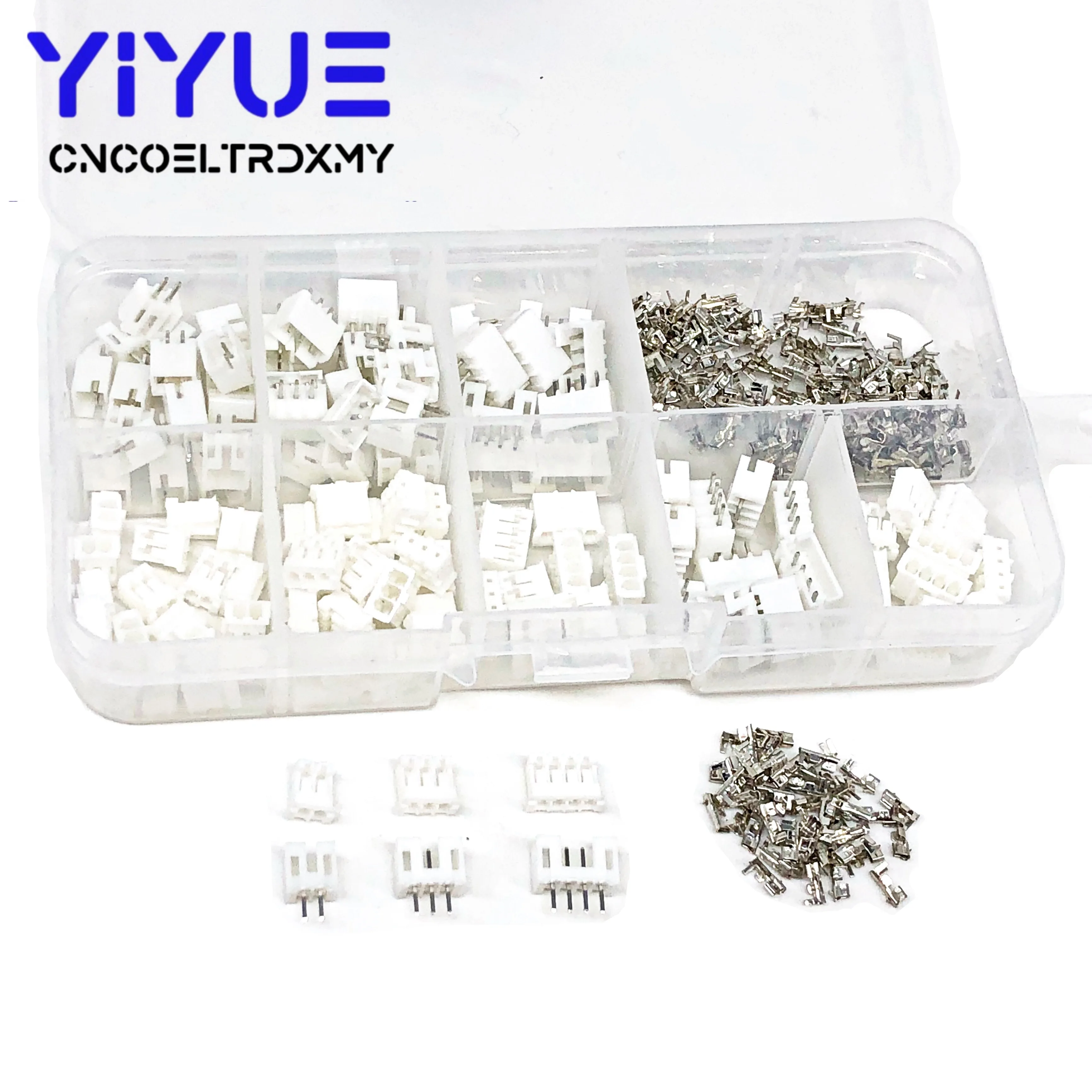 300pcs PH2.0 2p 3p 4 pin 2.0mm Pitch Terminal Kit / Housing / Pin Header JST Connector Wire Connectors Adaptor PH Kits