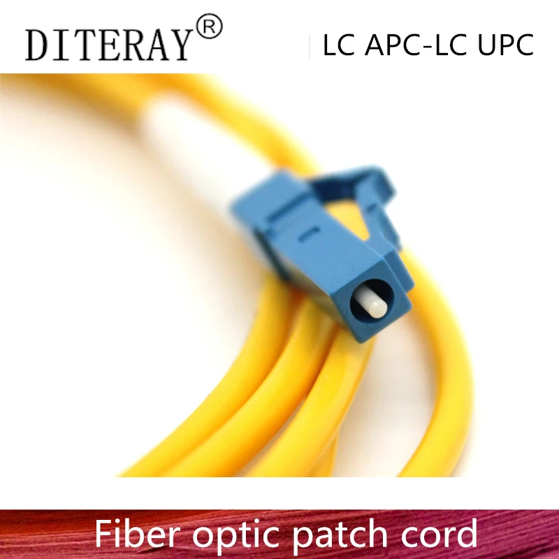 10 Stks/partij Lc/Apc Lc/Upc Fiber Optic Patch Cord Kabel LC-LC 3M Jumper Single Mode simplex 2.0Mm 3.0Mm Optische Fibra Optica