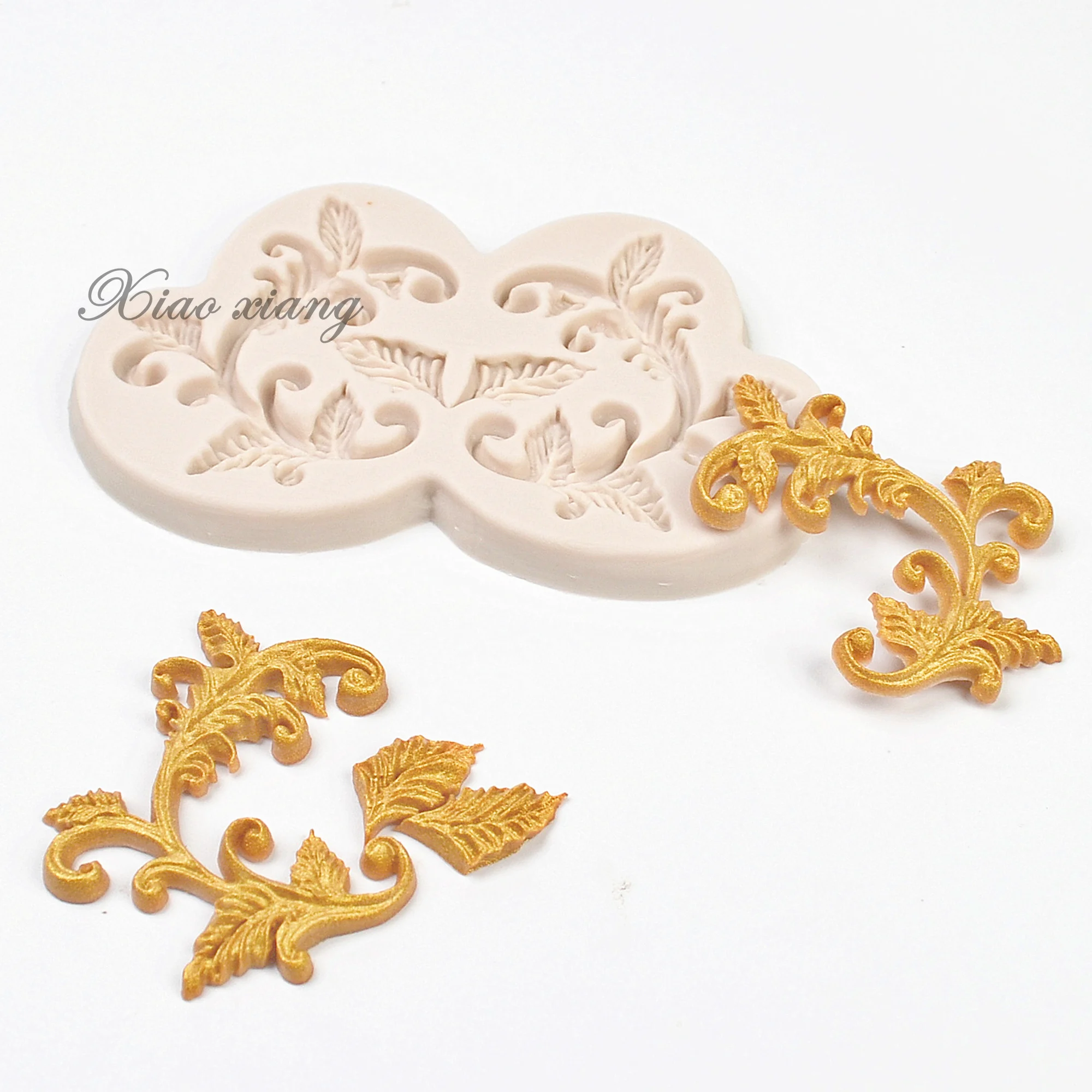 Leaf Flower Vine Lace Silicone Molds Fondant Cake Decorating Tools Kitchen Baking Molds Candy Chocolate Gumpaste Moulds