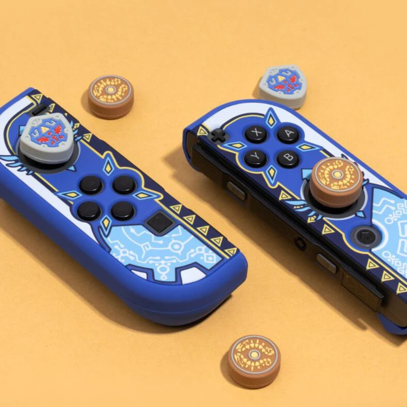 Tampa de aperto para polegar, capa macia para joystick para jogo skyward espada monstro caçador ascensão switch oled ns lite joy-con capa para polegar