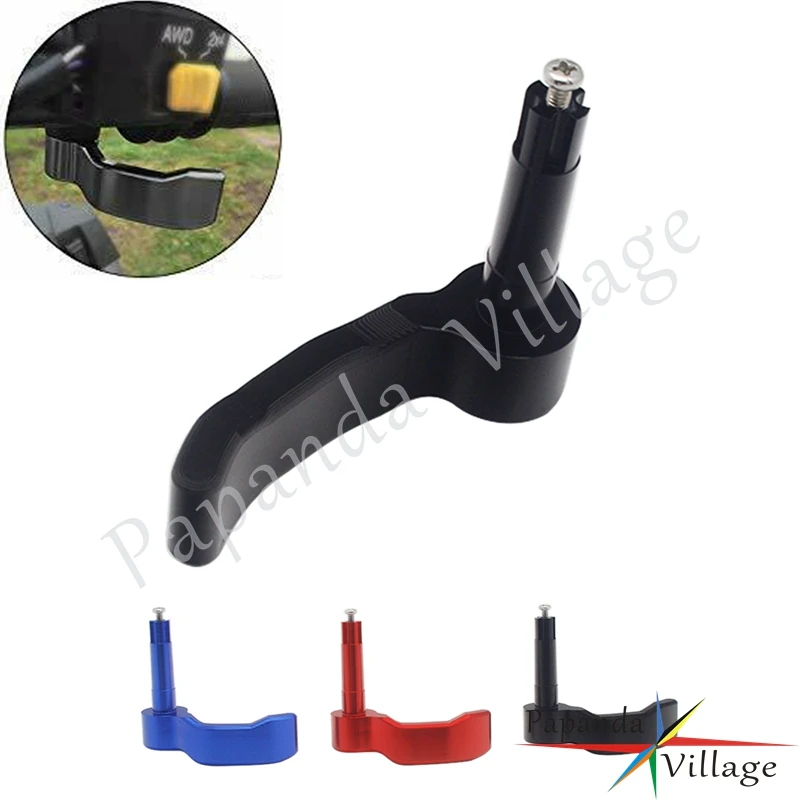 Siyah CNC alüminyum Thumb gaz kelebeği kontrol kolu Polaris Scrambler sporcu 500 850 1000 2008-2020 ATV UTV aksesuarları