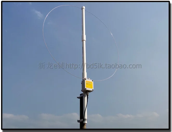 K180WLA Active Loop Broadband Receiving Antenna 0.1MHz-180MHz 20dB SDR  FM radio antenna LOOP small loop HF antenna