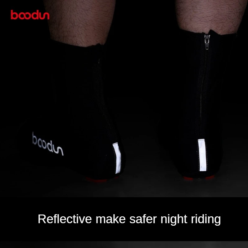 BOODUN-cubierta de zapatos de ciclismo para hombre y mujer, protector de zapatos de licra, transpirable y elástico, en 3 colores, para bicicleta de