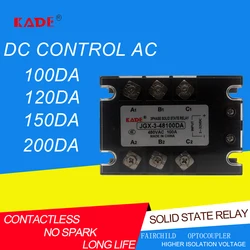 jgx-3/SSR-3 100DA/120DA/150DA/200DA DC Control AC Three Phase Solid State Relay 480VAC 3-32VDC