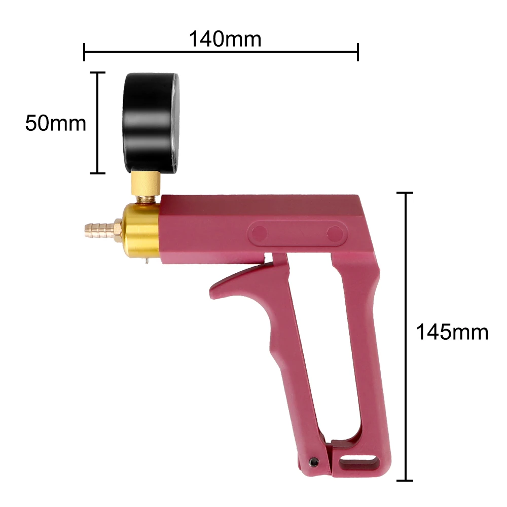 Hand Held Brake Bleeder Tester Set With Cover Case Vacuum Pump Car Brake Bleeding Suction Pressure Gauge Automotive Accessories