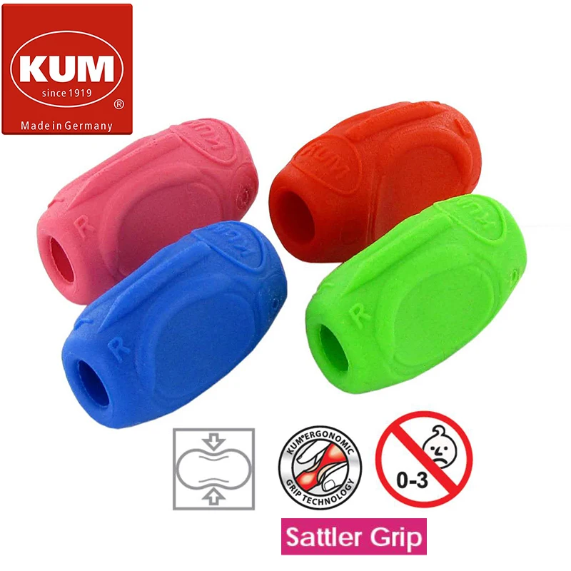 

Kum 406.00.24 Non Toxic Writing Aid Sattler Grip, Colors Vary 1 per pack