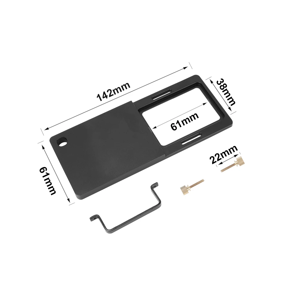 KIMRIG Action Kamera Schalter Handheld Gimbal Adapter Halterung Platte Clip Für Gopro Hero 6 5 4 3 DJI / Zhiyun / Feiyu Telefon Gimbal