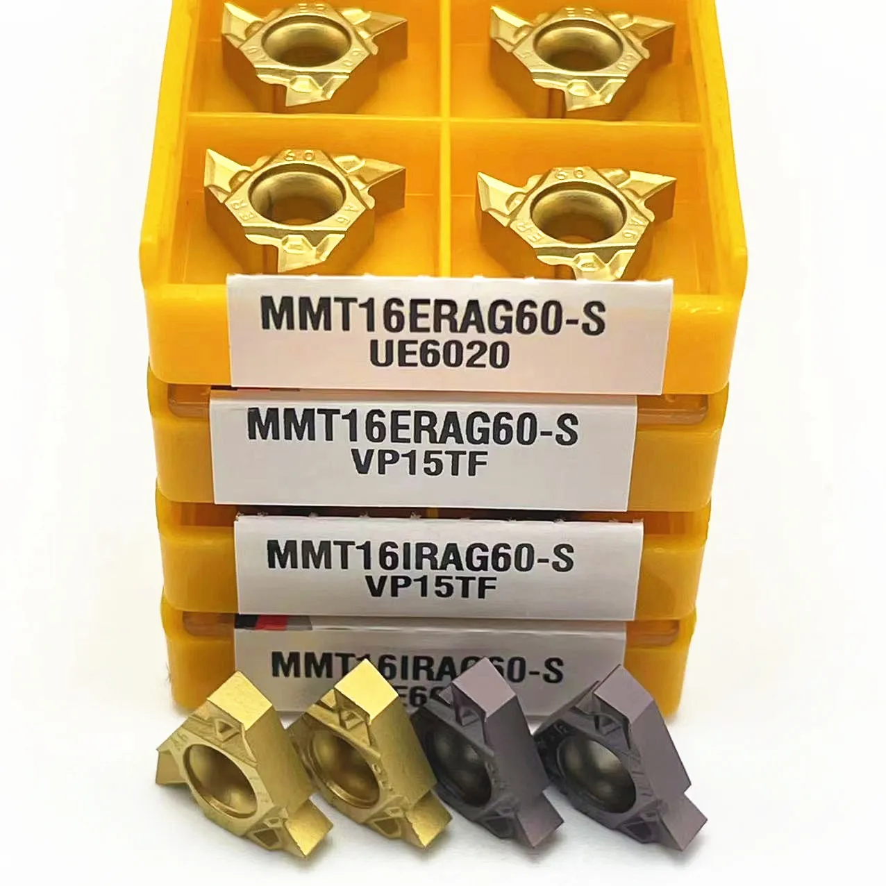 Режущий инструмент MMT16IR MMT16ER AG60-S VP15TF ER6020 US735 CNCThread, твердосплавный инструмент MMT 16ER 16IR, токарный инструмент