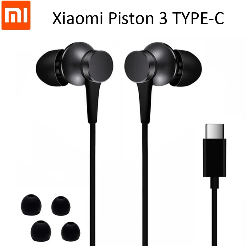 Xiaomi Piston 3 TYPE-C Edition In-Ear Earphones HandsFree Mic Stereo Earbuds