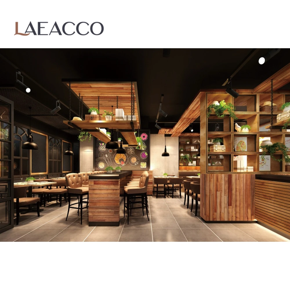 Laeacco อิฐสีเทาสีเทา Modern Attic Loft ชั้นวางของการถ่ายภาพพื้นหลังภายในบ้านฉากหลังถ่ายภาพ Photo Studio