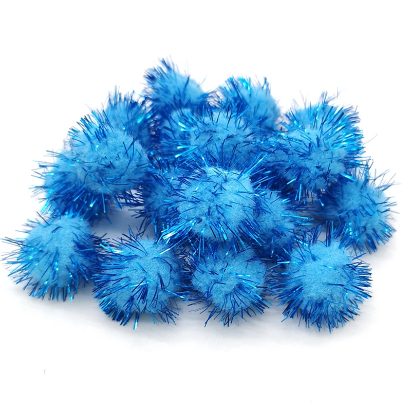 50pcs 15mm 25mm Colorful Pompoms for Dolls Garment Handmade Material Soft Fluffy Pom Poms Ball For DIY Kids Toys Accessories