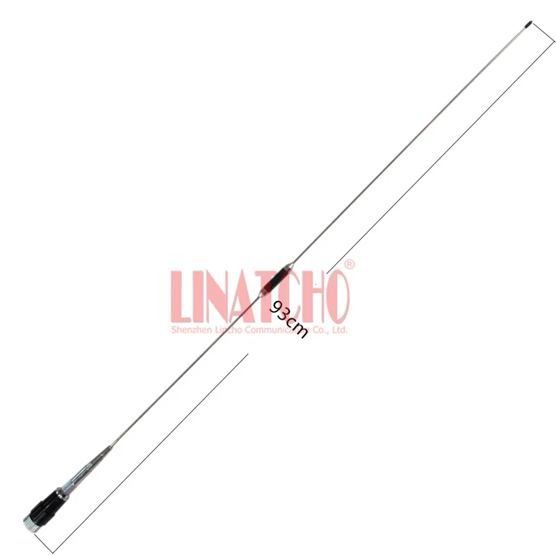 stainless steel detachable 2 parts car radio UHF PL259 433MHz vehicle omni whip antenna