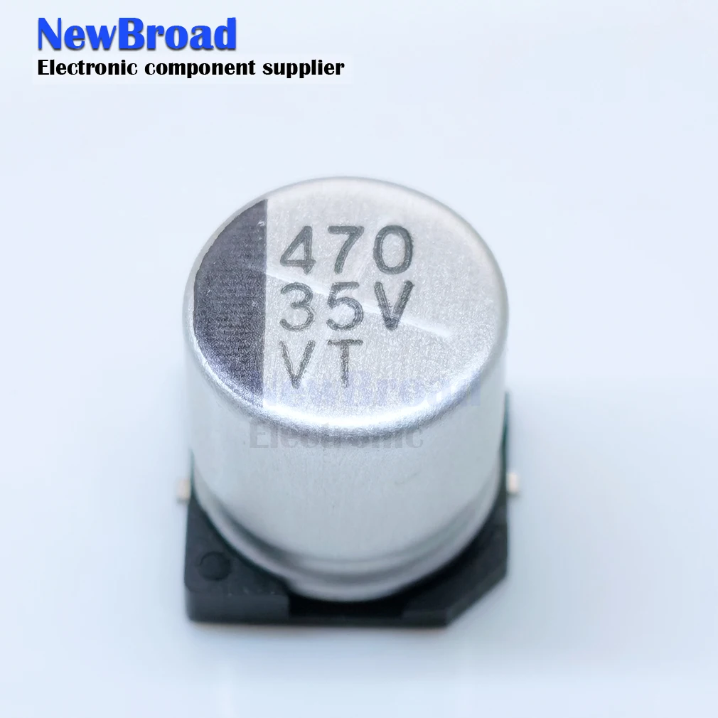 10Pcs/Lot SMD Electrolytic Capacitor 2.5V 4V 6.3V 10V 16V 25V 50V 100V 1uF 2.2uF 4.7uF 10uF 33uF 47uF 100uF 220uF 470uF 1000uF