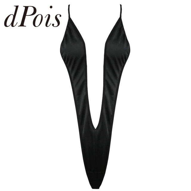 Frauen Sexy Einem Stuck Badeanzug Tiefe V geformt Monokini Madchen Strand Tragen Badeanzug Tanga G string Bikini Body Bademode AliExpress