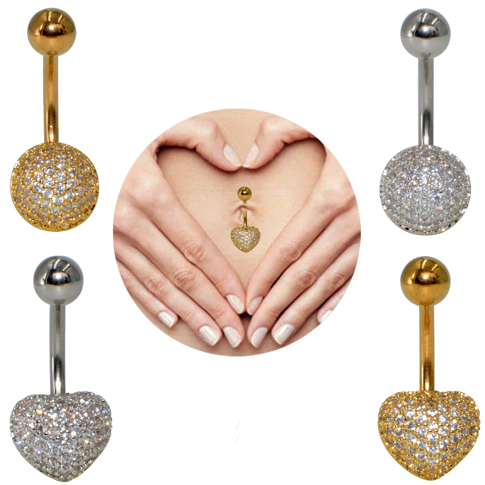 1PC Heart Devil Belly Navel Ring Banana Ombligo Nombril Button Jewelry Fashion Women Sexy Body Piercing Jewelry