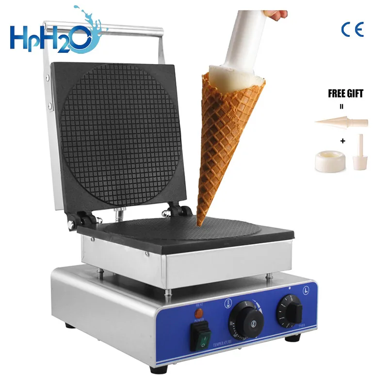 Commercial electric Dutch stroopwafel maker waffle machine waffle cone maker Syrup iron plate waffle maker Snack  cake oven