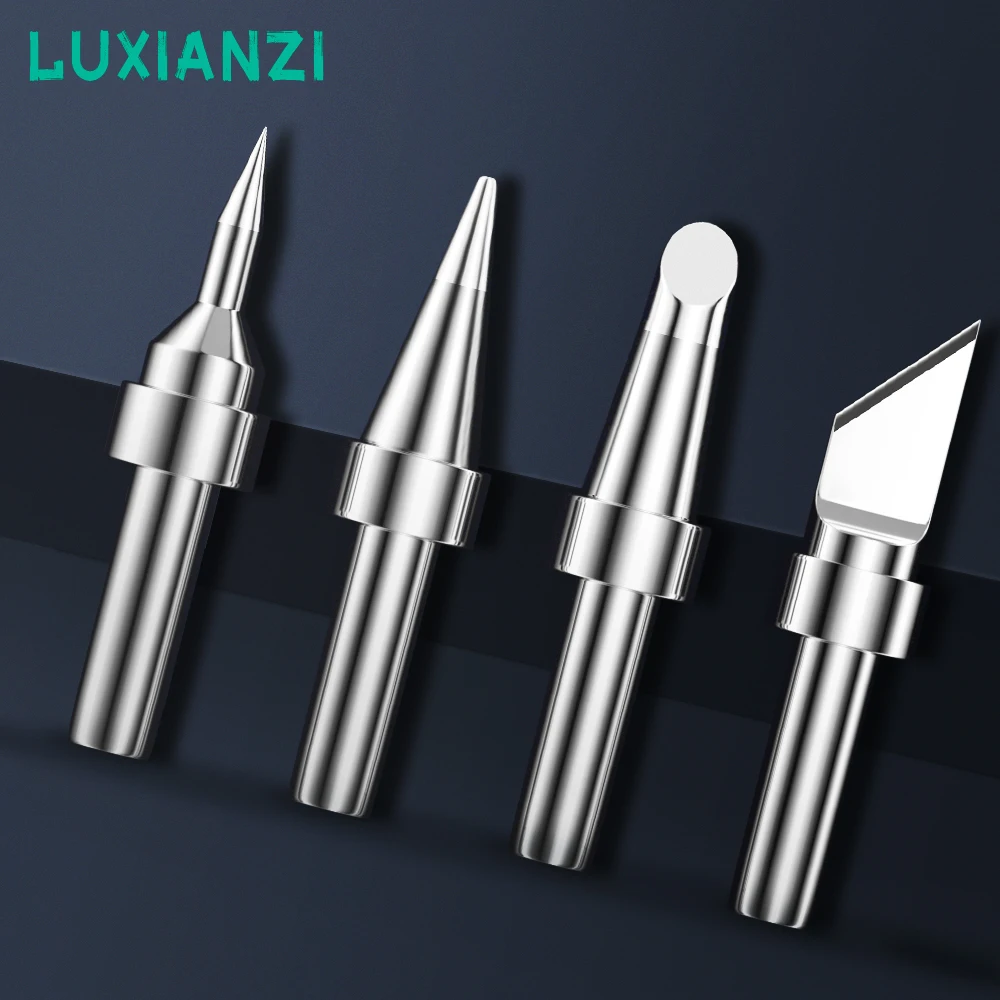 LUXIANZI 203H 205H Soldering Iron Tip Lead-free Copper Welding Tip For High Fequency Soldering Station Welding solder Heads