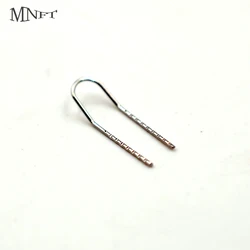 MNFT 6Pcs Stainless Steel Fishing Line Guide Fishing Rod Pole Guides Tips Rings Rod Building Component Repair DIY Accessory