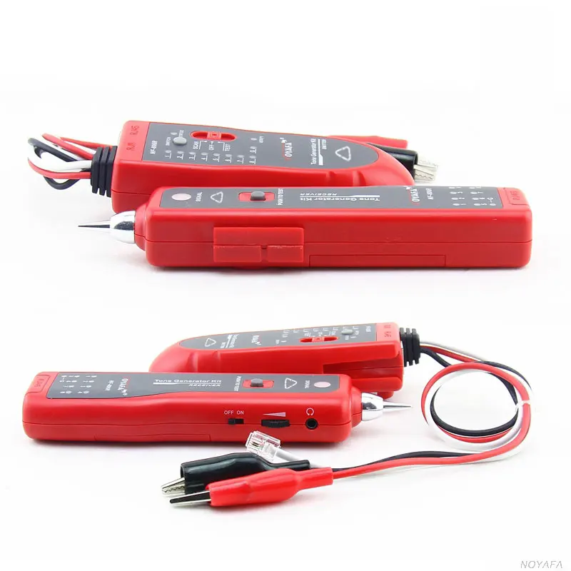 NOYAFA NF-806R Network Cable Tester  Wire Tracker RJ45 RJ11 with Alligator Clip Cable Track