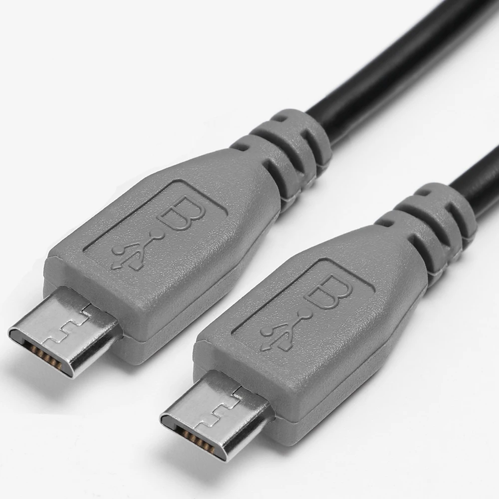 5 Pin Micro USB Male To Micro USB Male OTG Converter Adapter Lead Data Cable Charging Cord For Phone Tablet