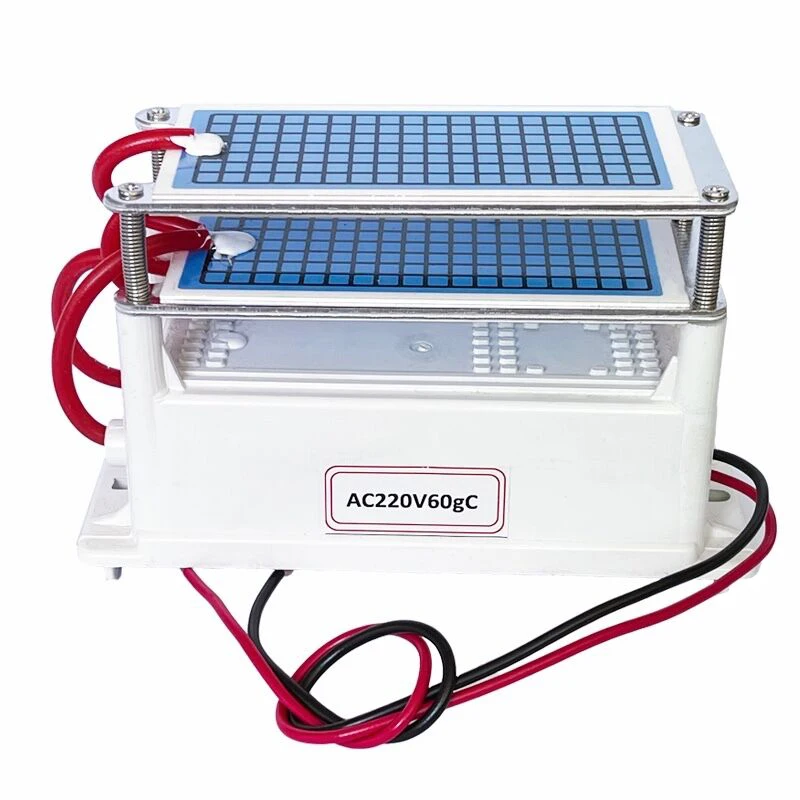 Purificador de aire de 60 g/h, generador de ozono, máquina de ozono, limpiador doméstico, esterilizador, ozonizador, tratamiento de formaldehído,