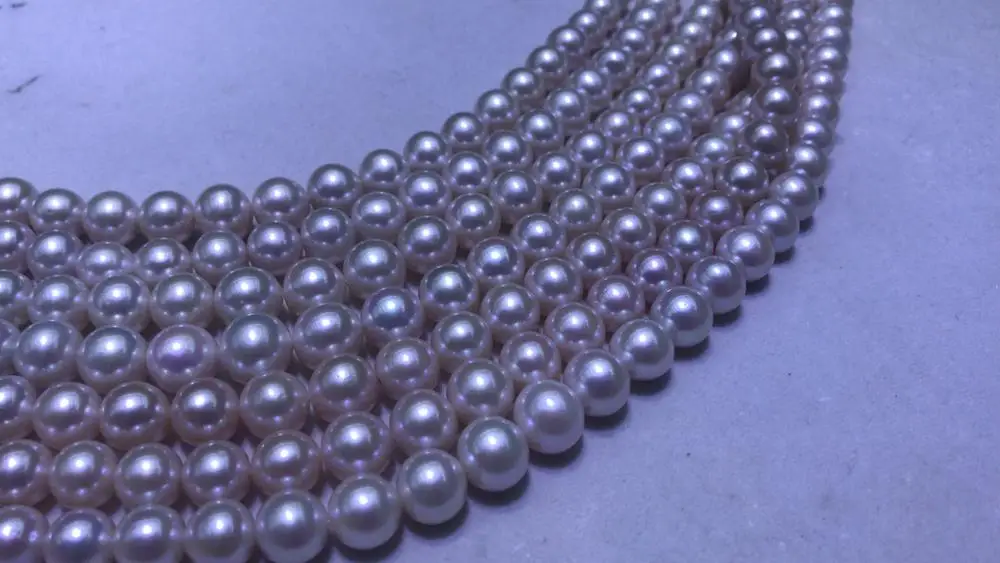 free shipping 16 inch 10.5-13.5 mm perfect round pearl beads in strand,AAA have very few flaw 100% Nature freshwater pearl