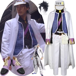Anime Bizarre Adventure Diamond is Unbreakable Kujo Jotaro Cosplay Costume women men Halloween wig and shoes Dress