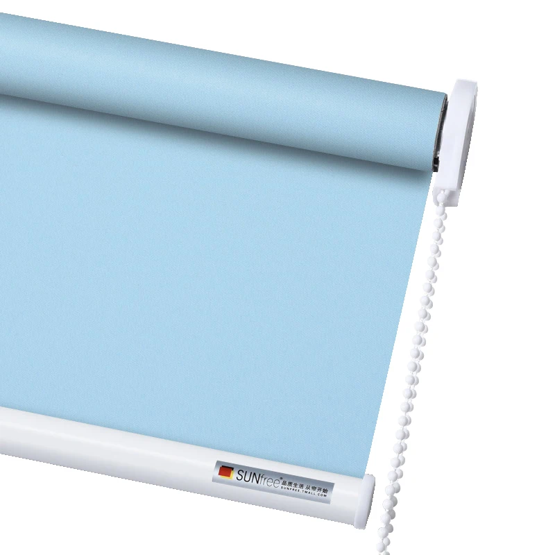 SUNFREE Drilling System Roller Blinds Light transmission and blackout high quality curtains for bedroom kitchen custom size