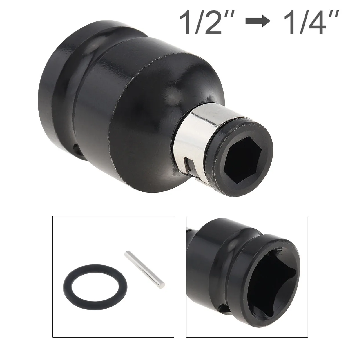 Da 1/2 a 1/4 pollici convertitore adattatore presa adattatore riduttore impatto aria C raftsman chiave a bussola adattatore utensile manuale per chiave elettrica